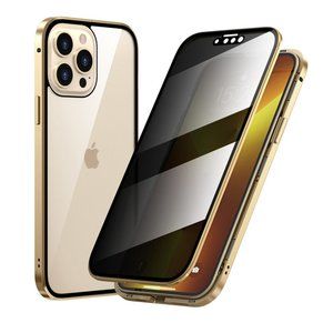 Magnetic Anti Spy Privacy 360 Protective Case iPhone 14 13 12 11 Pro XS Max XR X